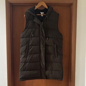 Zella green Puffer Vest